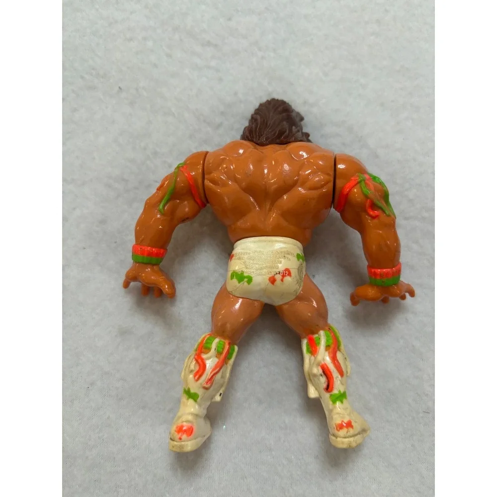 Vintage 1991 WWF Hasbro Ultimate Warrior Series 2 Action Figure Wrestling Toy